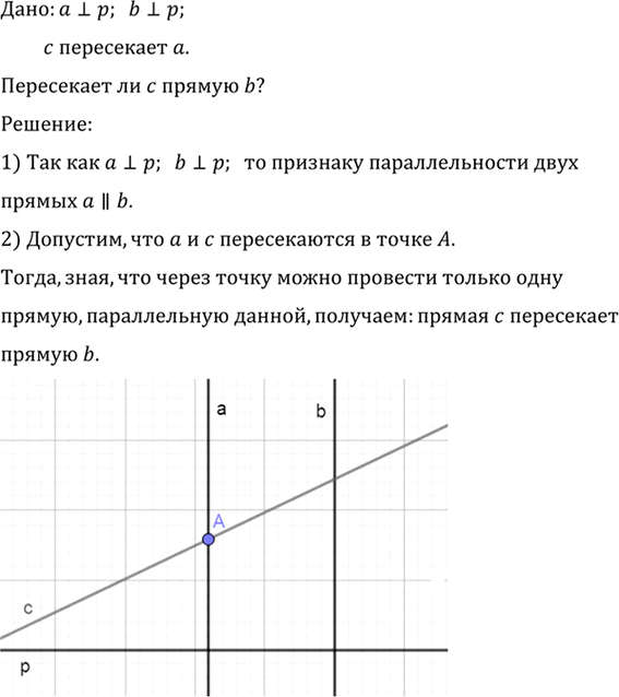 Иллюстрация к решению «Упр.203 ГДЗ Атанасян 7-9 класс по геометрии (Геометрия)», 1