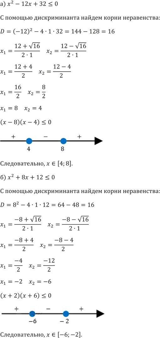 Иллюстрация к решению «Упр.167 ГДЗ Никольский Потапов 9 класс (Алгебра)», 3