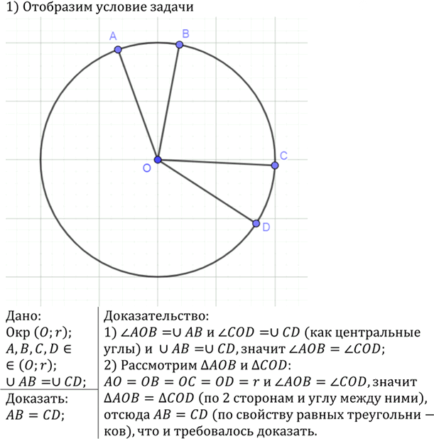 Иллюстрация к решению «Упр.716 ГДЗ Атанасян 7-9 класс по геометрии (Геометрия)», 2