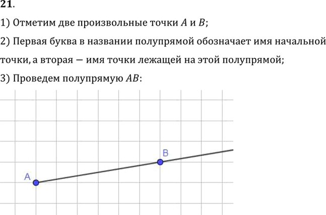 Иллюстрация к решению «Упр.1.21 ГДЗ Погорелов 7-9 класс (Геометрия)», 1