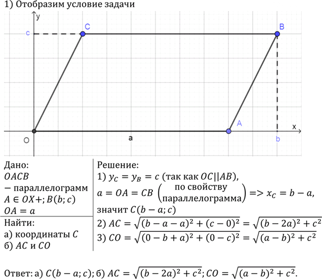 Иллюстрация к решению «Упр.944 ГДЗ Атанасян 7-9 класс по геометрии (Геометрия)», 2