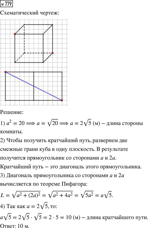 Иллюстрация к решению «Упр.779 ГДЗ Макарычев Миндюк 9 класс (Углубленный) (Алгебра)», 1