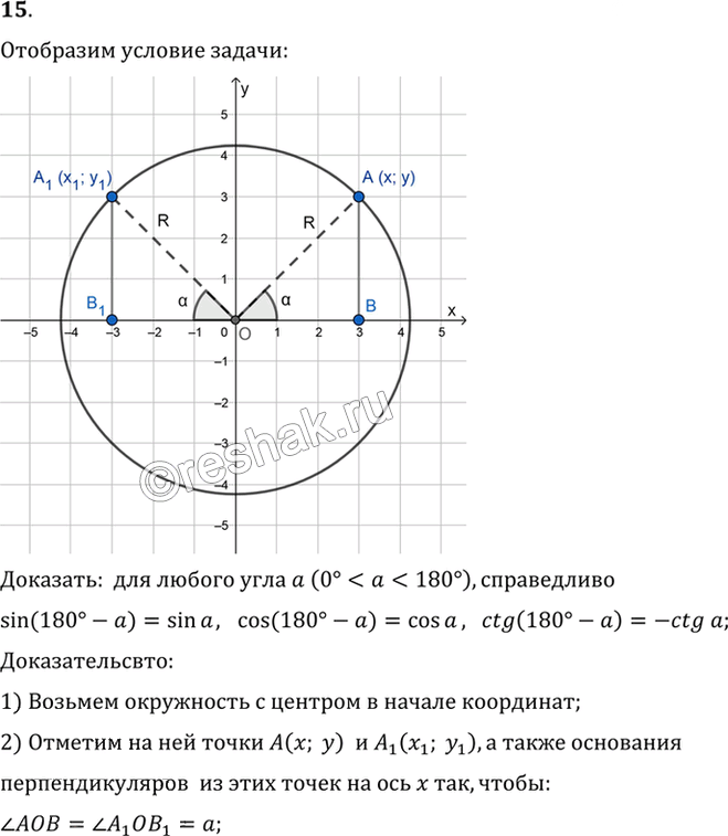 Иллюстрация к решению «Вопрос 15 Параграф 8 ГДЗ Погорелов 7-9 класс (Геометрия)», 1