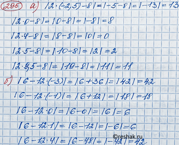 Иллюстрация к решению «Упр.295 ГДЗ Макарычев Миндюк 8 класс (Алгебра)», 4