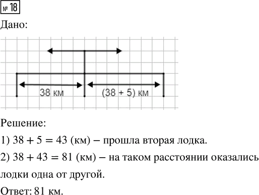 Иллюстрация к решению «Задание 18 Что узнали. Чему научились. Глава 4. Часть 1 ГДЗ Моро Бантова 4 класс (Математика)», 1