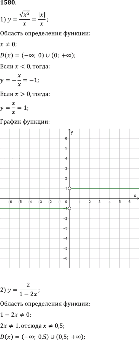 Иллюстрация к решению «Упр.1580 ГДЗ Алимов 10-11 класс (Алгебра)», 1