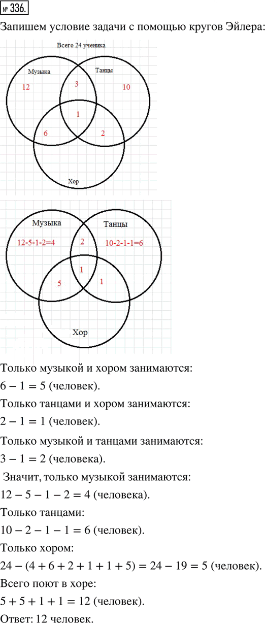 Иллюстрация к решению «Упр.336 Часть 1 ГДЗ Дорофеев Петерсон 6 класс (Математика)», 1