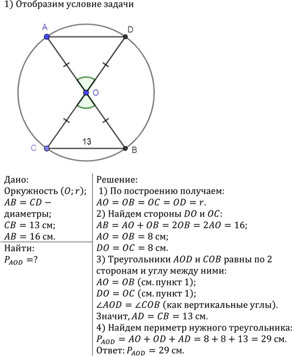 Иллюстрация к решению «Упр.146 ГДЗ Атанасян 7-9 класс по геометрии (Геометрия)», 2