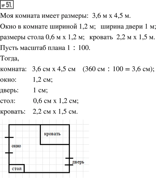 Иллюстрация к решению «Упр.51 Часть 2 ГДЗ Дорофеев Петерсон 6 класс (Математика)», 1