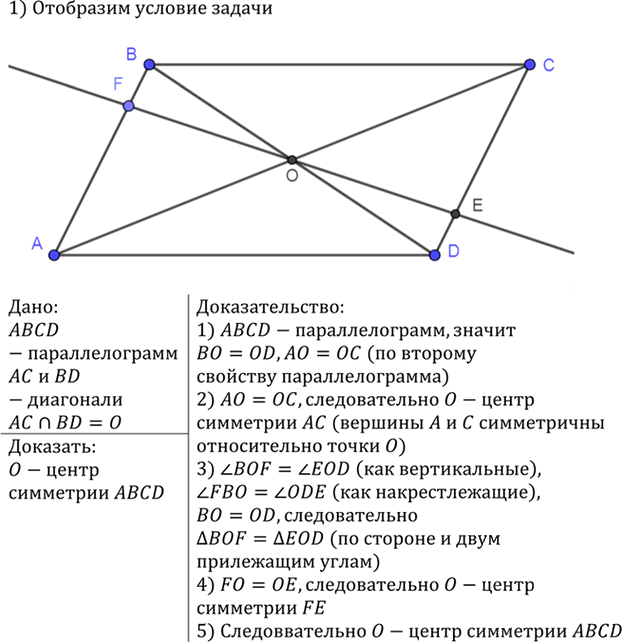 Иллюстрация к решению «Упр.442 ГДЗ Атанасян 7-9 класс по геометрии (Геометрия)», 2