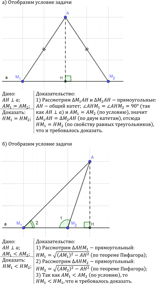 Иллюстрация к решению «Упр.310 ГДЗ Атанасян 7-9 класс по геометрии (Геометрия)», 1