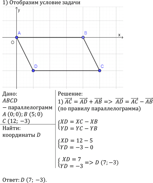 Иллюстрация к решению «Упр.1020 ГДЗ Атанасян 7-9 класс по геометрии (Геометрия)», 1