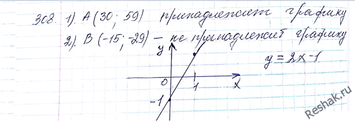 Иллюстрация к решению «Упр.314 ГДЗ Мерзляк Полонский 8 класс (Алгебра)», 2
