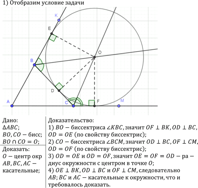Иллюстрация к решению «Упр.677 ГДЗ Атанасян 7-9 класс по геометрии (Геометрия)», 2