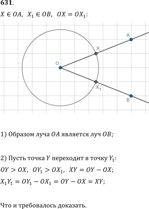 Иллюстрация к решению «Упр.631 ГДЗ Мерзляк Полонский 9 класс (Геометрия)», 1