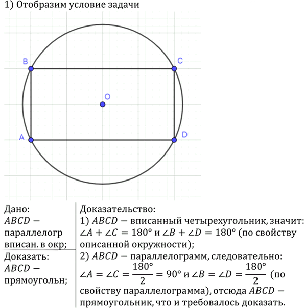 Иллюстрация к решению «Упр.709 ГДЗ Атанасян 7-9 класс по геометрии (Геометрия)», 2