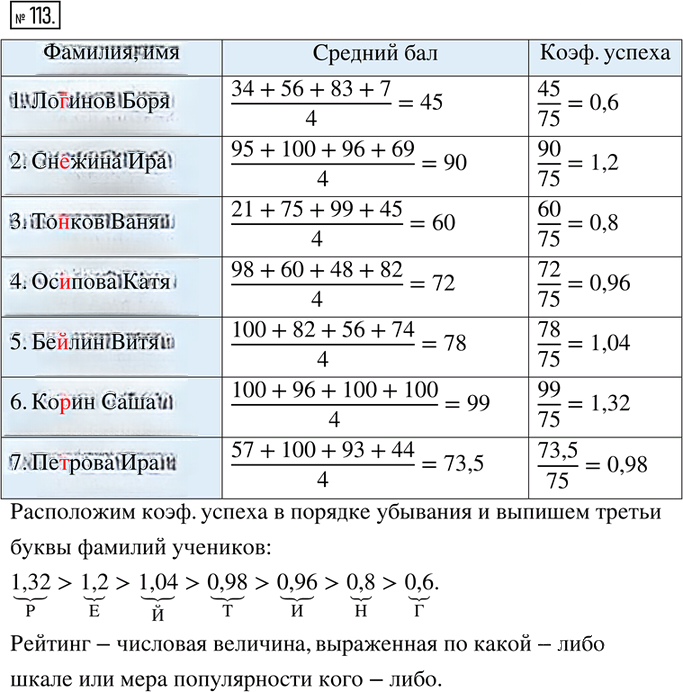 Иллюстрация к решению «Упр.113 Часть 2 ГДЗ Дорофеев Петерсон 6 класс (Математика)», 1