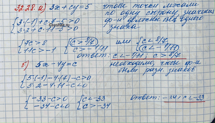 Иллюстрация к решению «Упр.32.28 ГДЗ Мордковича 11 класс профильный уровень (Алгебра)», 2