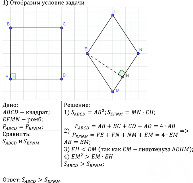 Иллюстрация к решению «Упр.563 ГДЗ Атанасян 7-9 класс по геометрии (Геометрия)», 1