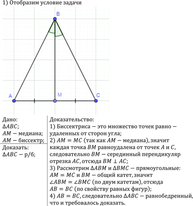 Иллюстрация к решению «Упр.433 ГДЗ Атанасян 7-9 класс по геометрии (Геометрия)», 1