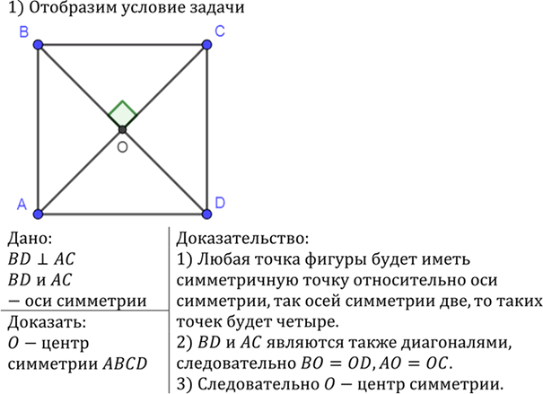 Иллюстрация к решению «Упр.540 ГДЗ Атанасян 7-9 класс по геометрии (Геометрия)», 1