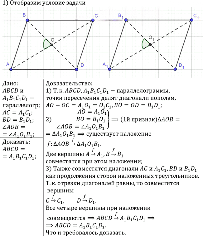 Иллюстрация к решению «Упр.1413 ГДЗ Атанасян 7-9 класс по геометрии (Геометрия)», 1