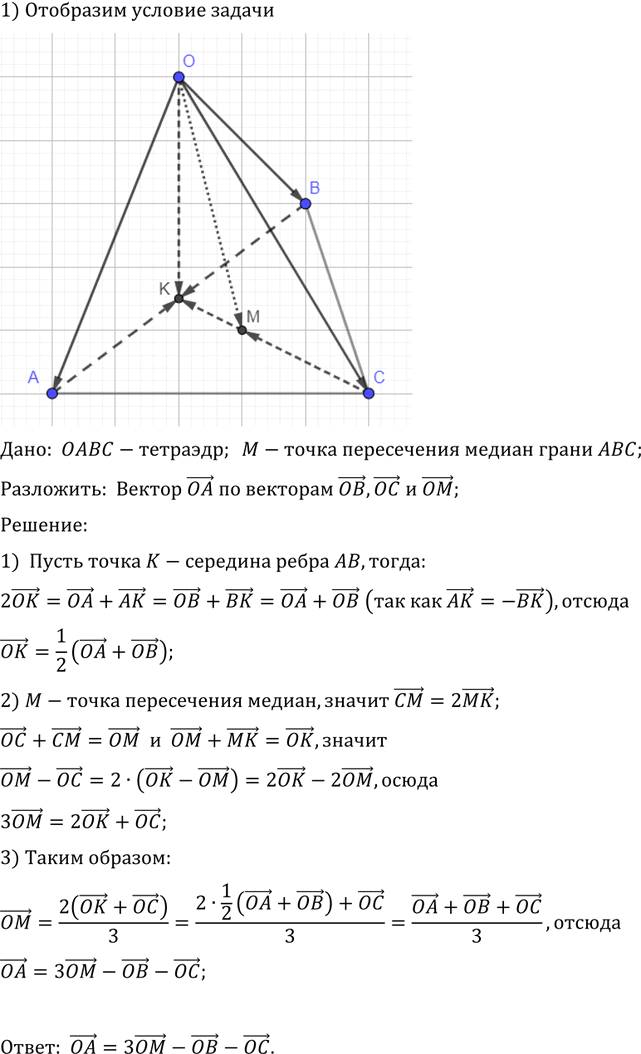 Иллюстрация к решению «Упр.606 ГДЗ Атанасян 10-11 класс по геометрии (Геометрия)», 1
