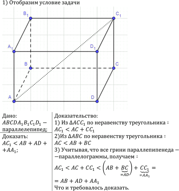 Иллюстрация к решению «Упр.1232 ГДЗ Атанасян 7-9 класс по геометрии (Геометрия)», 2