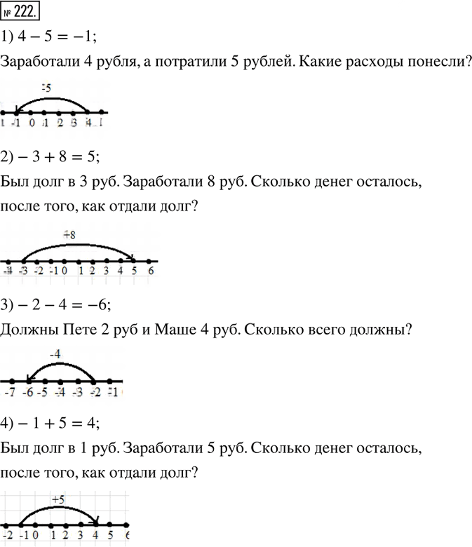 Иллюстрация к решению «Упр.222 Часть 2 ГДЗ Дорофеев Петерсон 6 класс (Математика)», 1