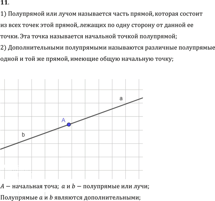 Иллюстрация к решению «Вопрос 11 Параграф 1 ГДЗ Погорелов 7-9 класс (Геометрия)», 1