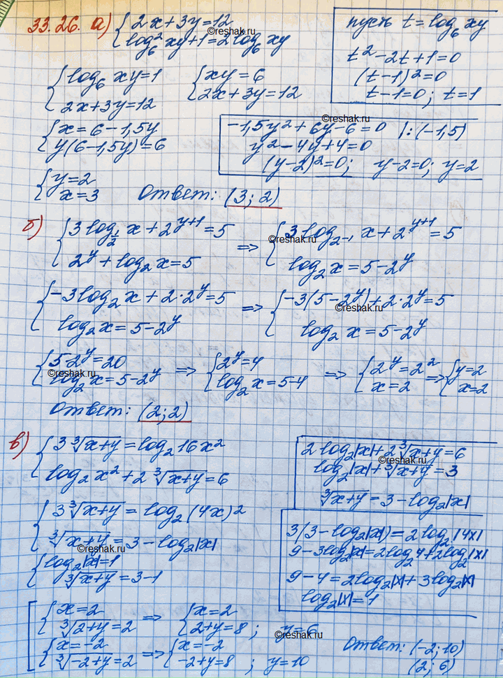 Иллюстрация к решению «Упр.33.26 ГДЗ Мордковича 11 класс профильный уровень (Алгебра)», 4