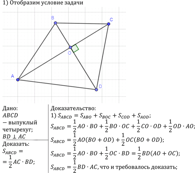 Иллюстрация к решению «Упр.478 ГДЗ Атанасян 7-9 класс по геометрии (Геометрия)», 2
