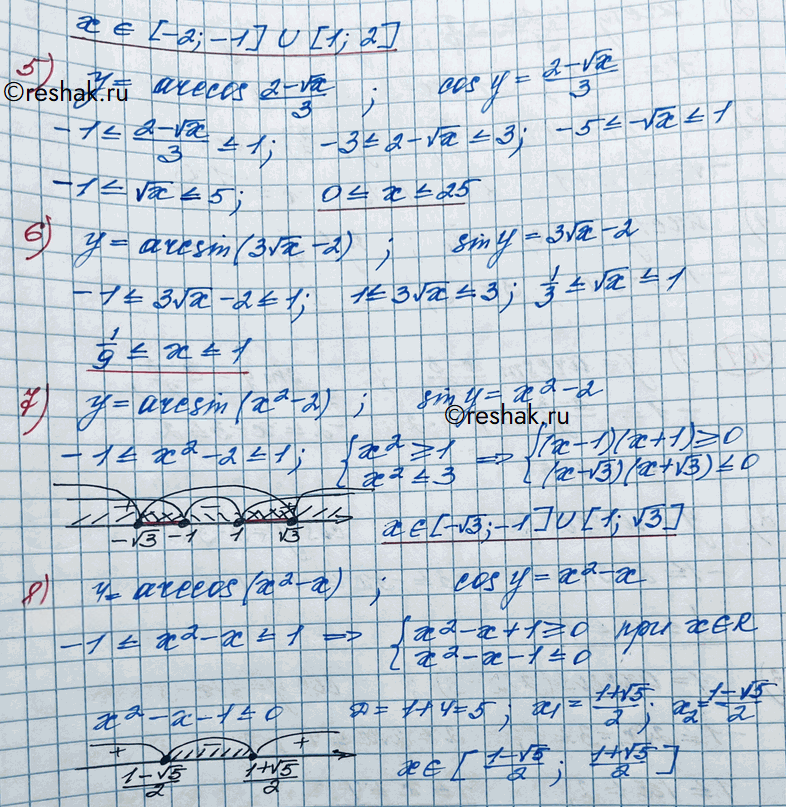Иллюстрация к решению «Упр.101 ГДЗ Колягин Ткачёва 11 класс (Алгебра)», 5