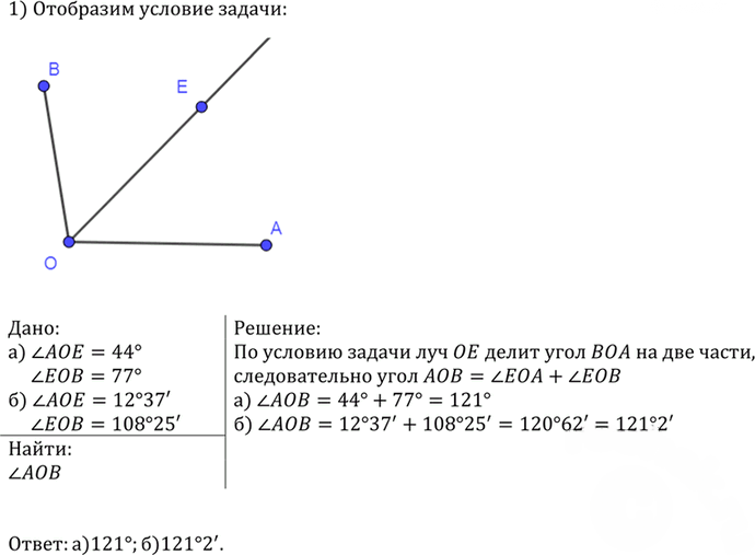 Иллюстрация к решению «Упр.51 ГДЗ Атанасян 7-9 класс по геометрии (Геометрия)», 1
