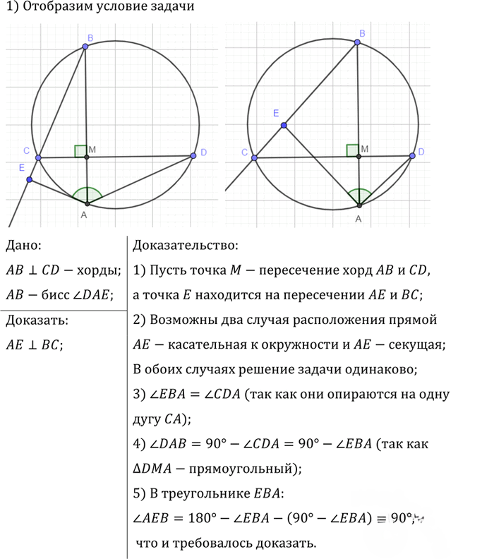 Иллюстрация к решению «Упр.825 ГДЗ Атанасян 10-11 класс по геометрии (Геометрия)», 2