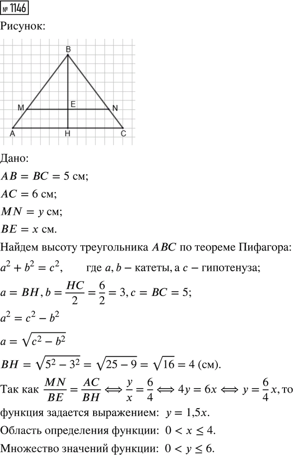 Иллюстрация к решению «Упр.1146 ГДЗ Макарычев Миндюк 8 класс (Алгебра)», 1