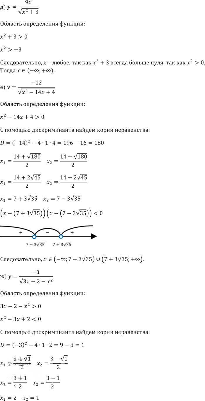 Иллюстрация к решению «Упр.124 ГДЗ Никольский Потапов 9 класс (Алгебра)», 5