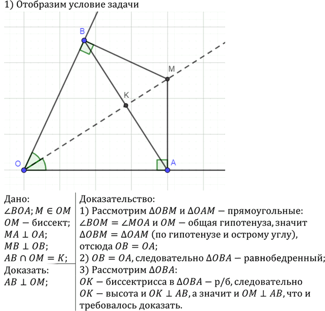 Иллюстрация к решению «Упр.674 ГДЗ Атанасян 7-9 класс по геометрии (Геометрия)», 2