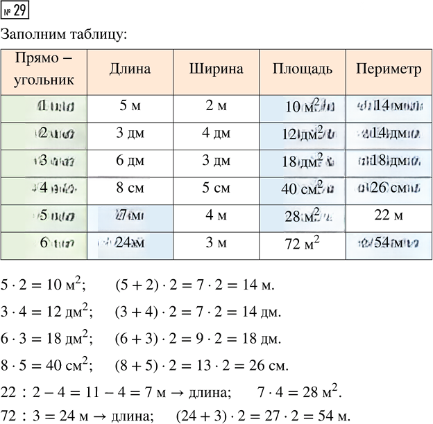 Иллюстрация к решению «Упр.29 Часть 2 ГДЗ Рабочая тетрадь Истомина 4 класс (Математика)», 1