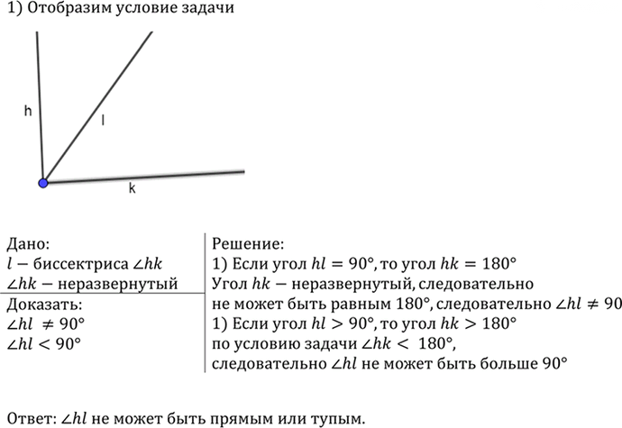 Иллюстрация к решению «Упр.57 ГДЗ Атанасян 7-9 класс по геометрии (Геометрия)», 1