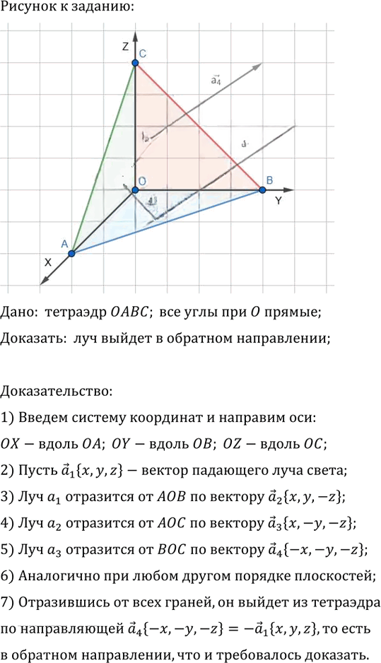 Иллюстрация к решению «Упр.790 ГДЗ Атанасян 10-11 класс по геометрии (Геометрия)», 1