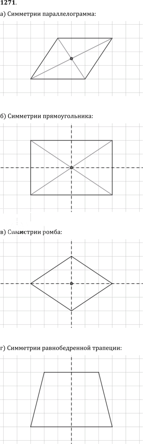 Иллюстрация к решению «Упр.1271 ГДЗ Атанасян 7-9 класс по геометрии (Геометрия)», 1