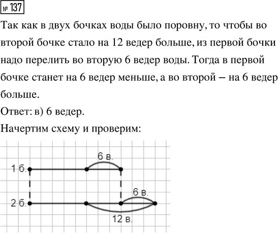 Иллюстрация к решению «Упр.137 Часть 2 ГДЗ Рабочая тетрадь Истомина 4 класс (Математика)», 1