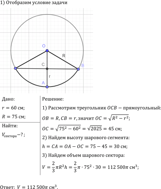 Иллюстрация к решению «Упр.513 ГДЗ Атанасян 10-11 класс по геометрии (Геометрия)», 1