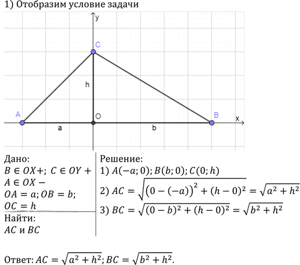Иллюстрация к решению «Упр.943 ГДЗ Атанасян 7-9 класс по геометрии (Геометрия)», 2