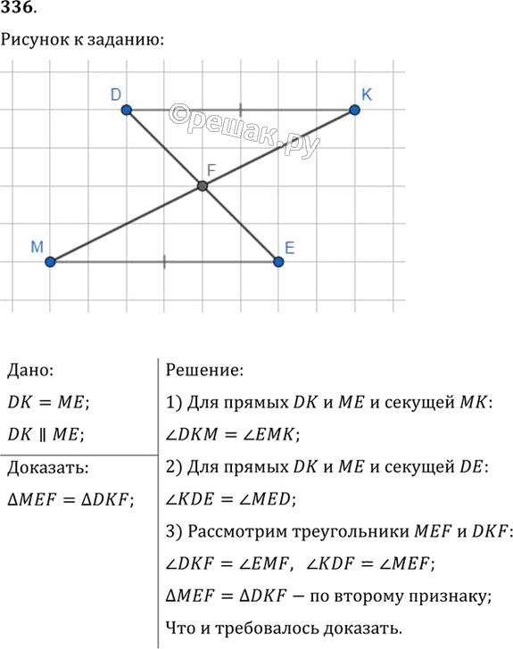 Иллюстрация к решению «Упр.336 ГДЗ Мерзляк Полонский 7 класс (Геометрия)», 1
