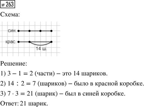 Иллюстрация к решению «Упр.263 Часть 1 ГДЗ Истомина 4 класс (Математика)», 1