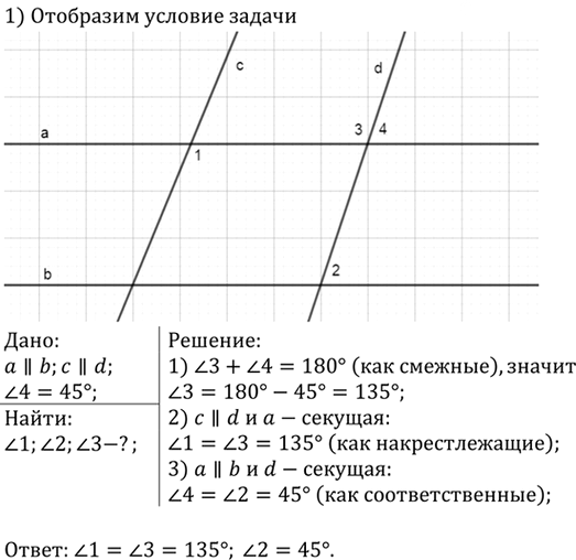 Иллюстрация к решению «Упр.209 ГДЗ Атанасян 7-9 класс по геометрии (Геометрия)», 2