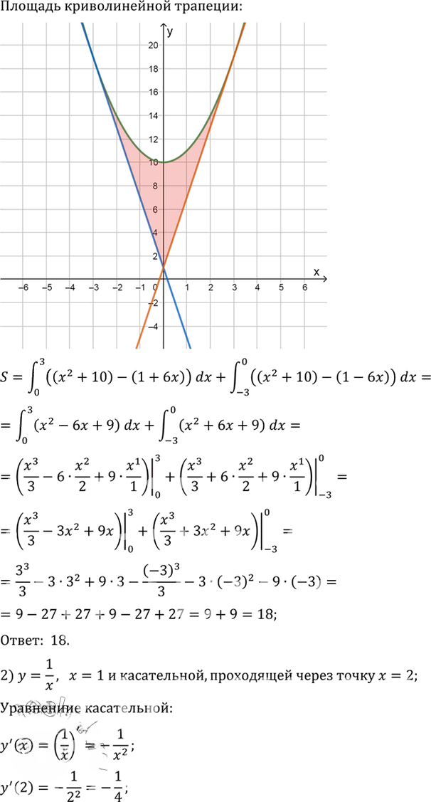Иллюстрация к решению «Упр.1023 ГДЗ Алимов 10-11 класс (Алгебра)», 2