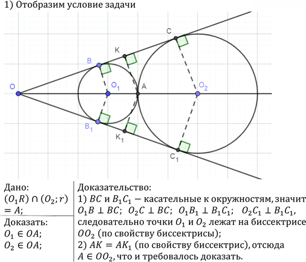 Иллюстрация к решению «Упр.675 ГДЗ Атанасян 7-9 класс по геометрии (Геометрия)», 2
